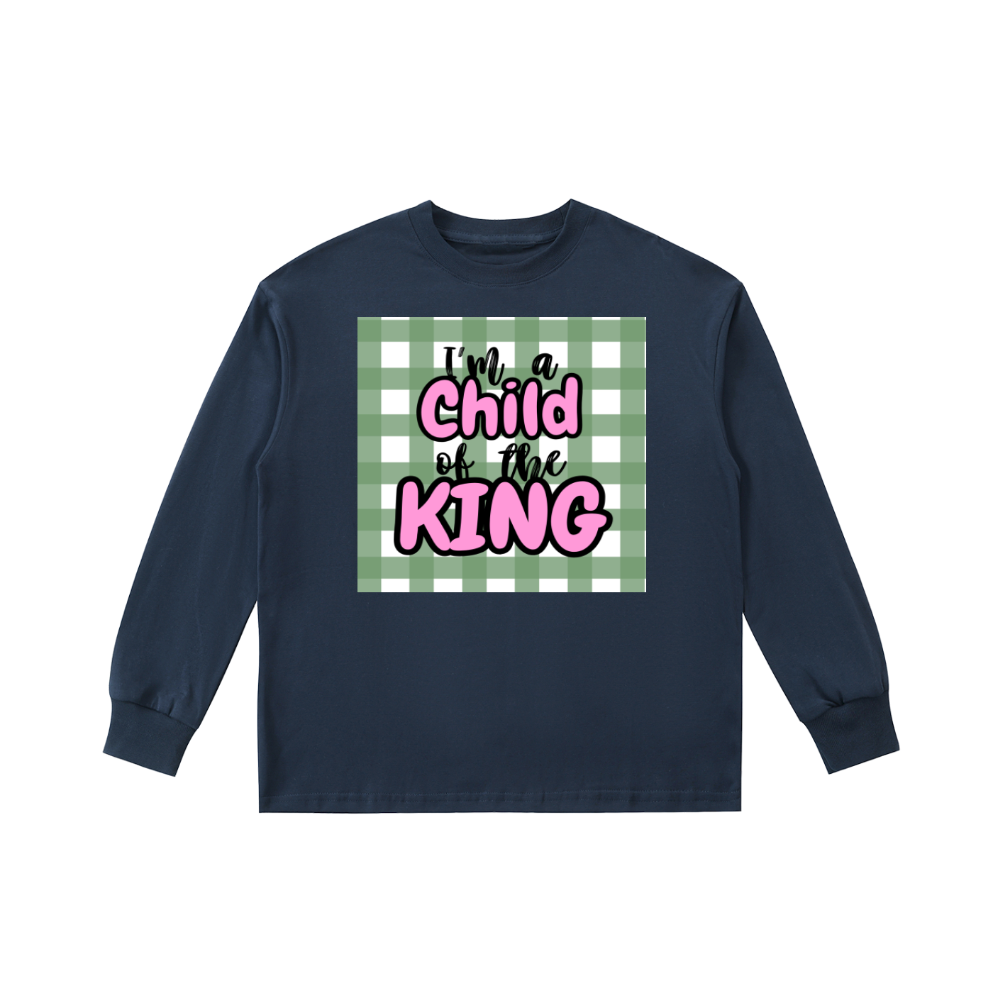 Kids' Pink Christmas Long-Sleeve Tee