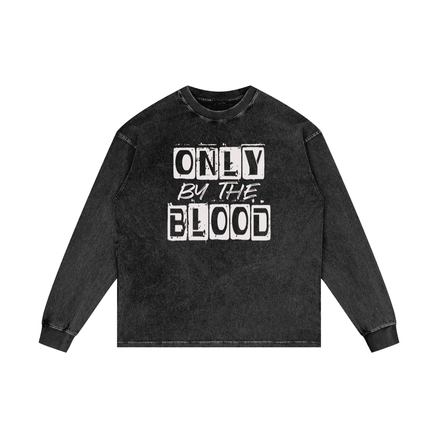 Acid Wash Oversize Long Sleeve T-Shirt