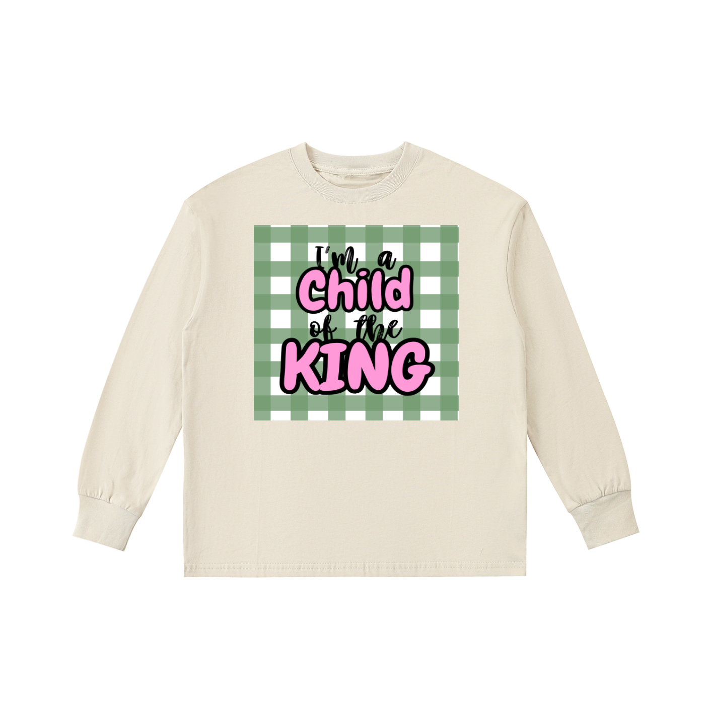 Kids' Pink Christmas Long-Sleeve Tee