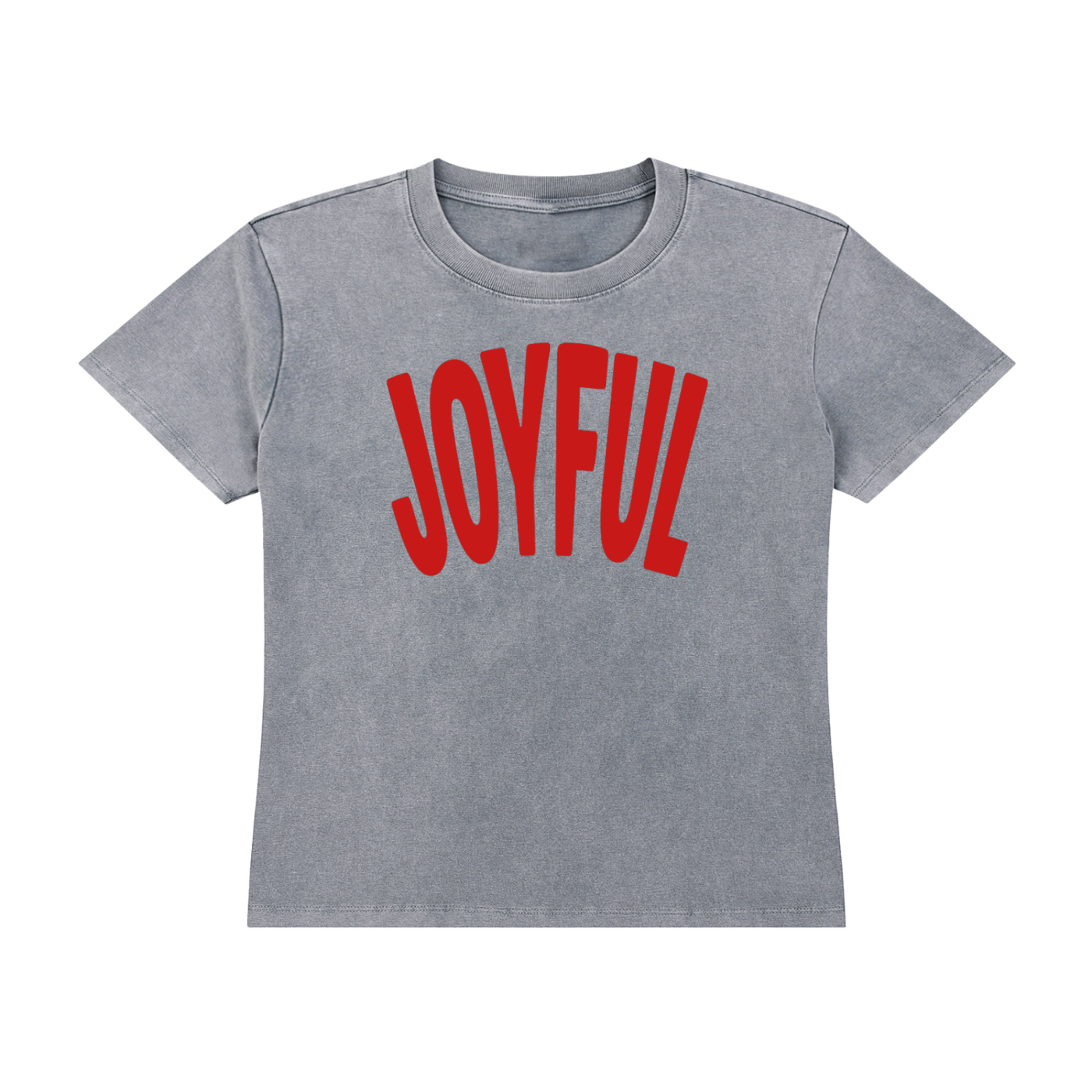 Joyful Red Women Tee