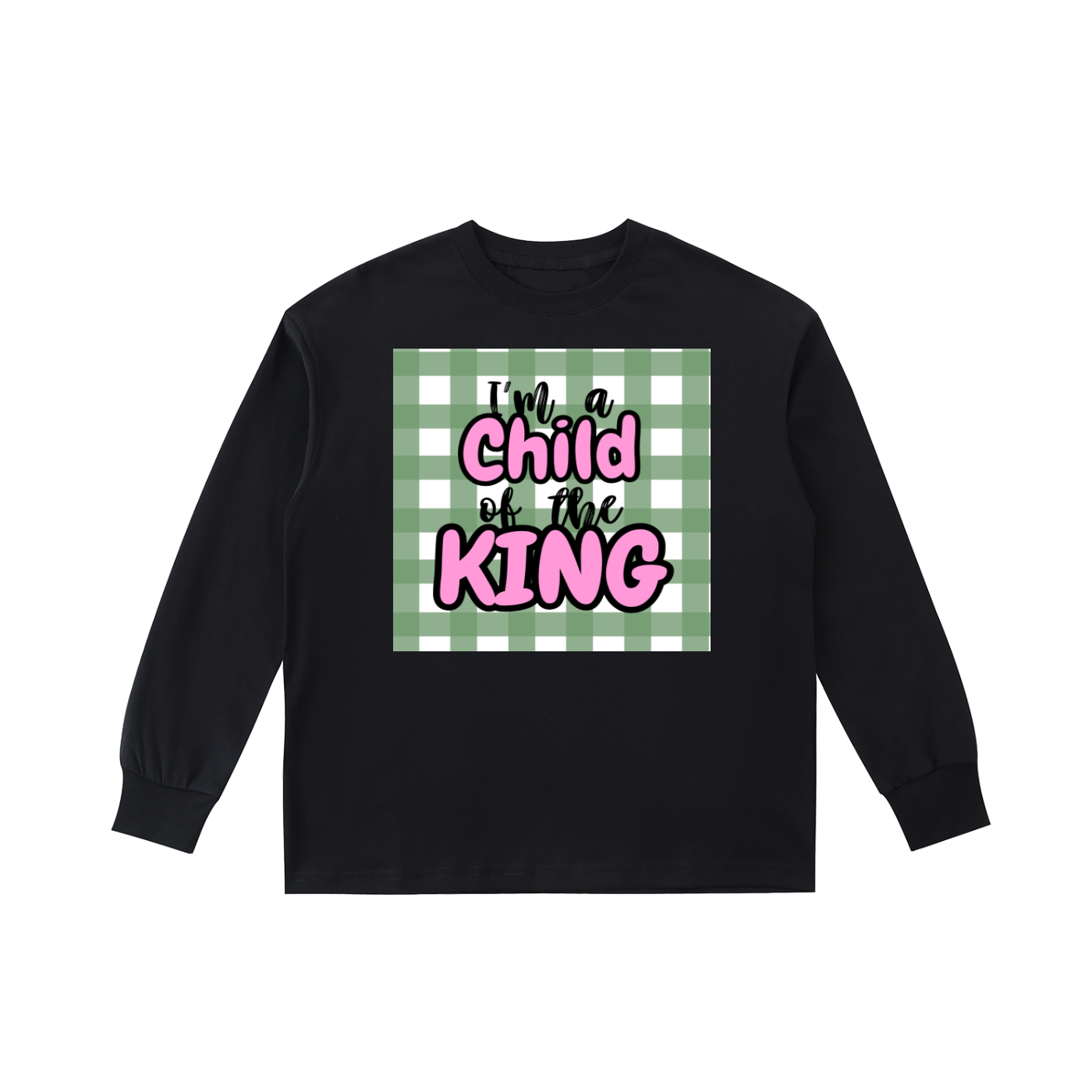 Kids' Pink Christmas Long-Sleeve Tee